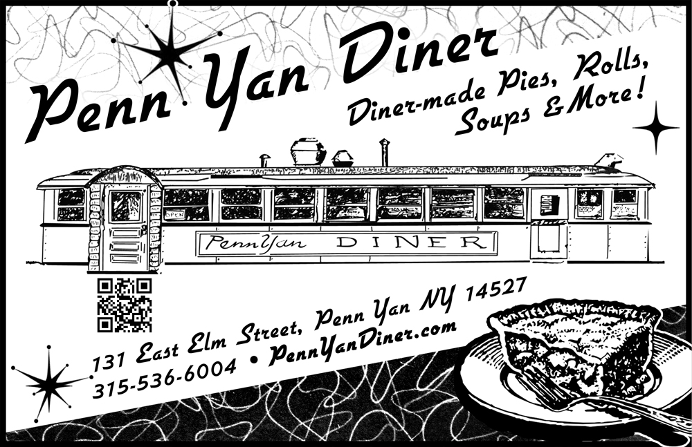 Penn Yan Diner B&W ad